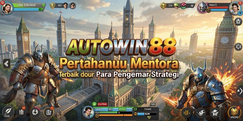 Gameplay seru AUTOWIN88 Tower Defense dengan strategi menara.