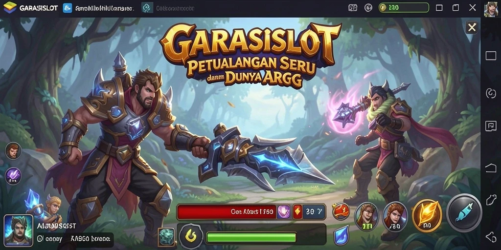 Tampilan gameplay menarik dalam dunia ARPG GARASISLOT.