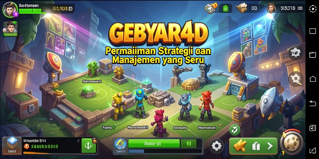 Tampilan pertempuran yang seru dan strategis di GEBYAR4D.