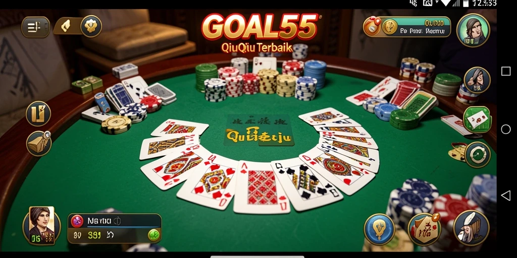 Screenshot gameplay QiuQiu di GOAL55 yang penuh aksi.