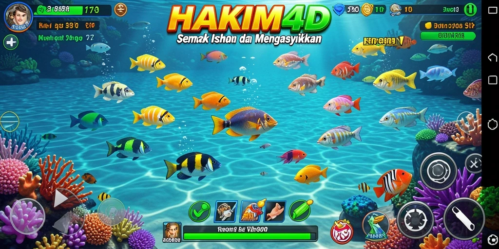 Tangkapan ikan yang menakjubkan dalam gameplay HAKIM4D.