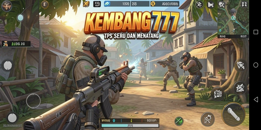 Screenshot gameplay KEMBANG777 yang seru di tengah aksi TPS.