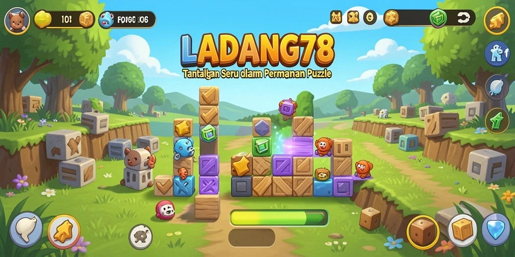 Gameplay menarik dan menantang dari LADANG78.