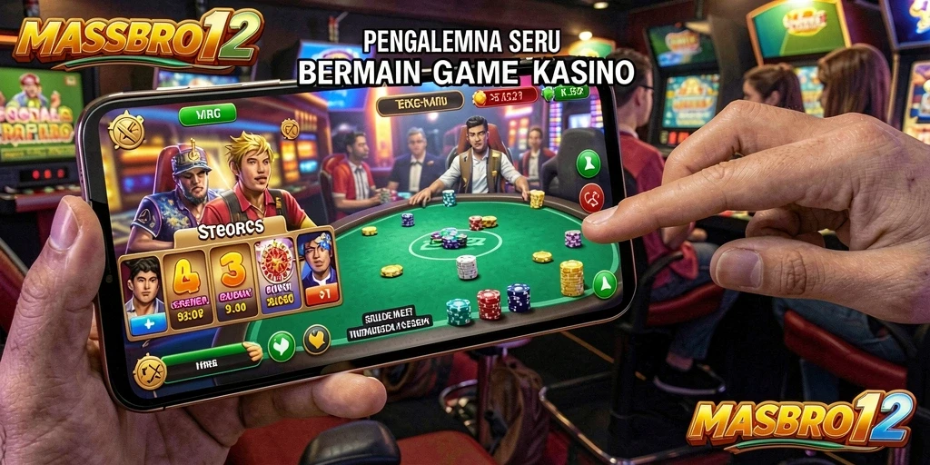 Tampilan gameplay seru di MASBRO12 dengan grafis menawan.