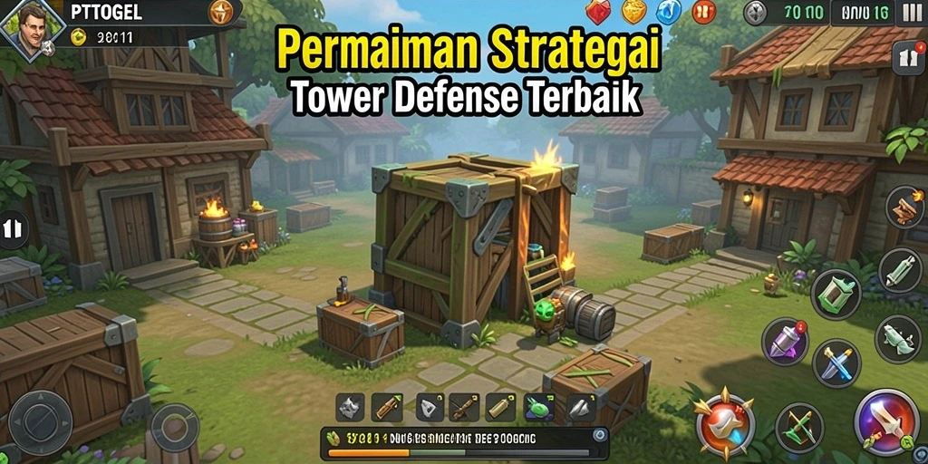 Gameplay PTTOGEL yang seru dalam genre Tower Defense.