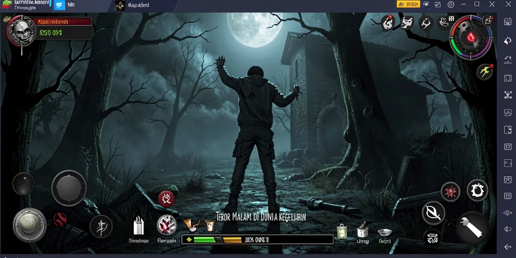 Screenshot RPG8 menampilkan gameplay yang mencekam dan menegangkan.
