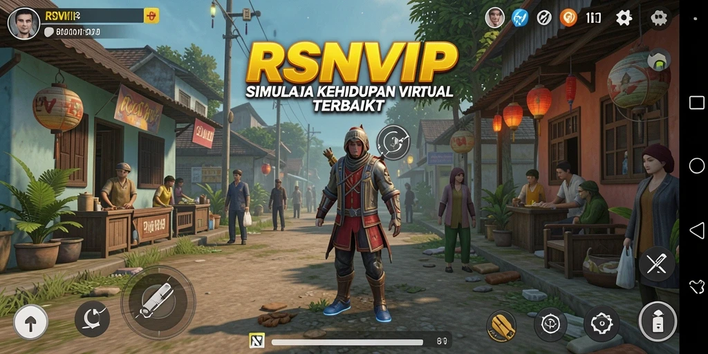 Tampilan gameplay RSNVIP yang penuh warna dan interaktif.