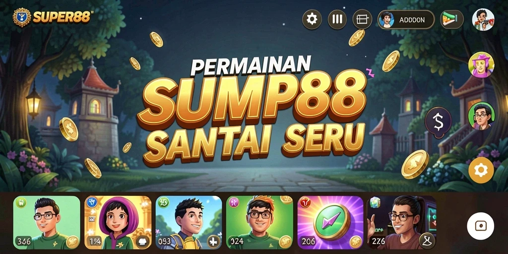 Tampilan gameplay SUPER88 yang penuh warna dan menarik.
