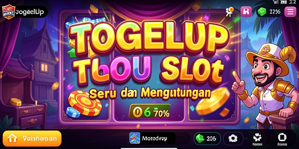 Tampilan menawan gameplay Slot TOGELUP yang mengasyikkan.